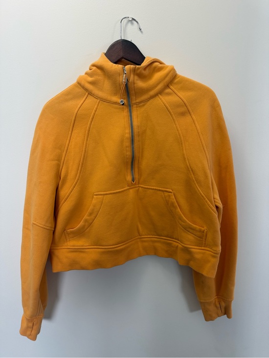 lululemon athletica Tops - Lululemon Mango Dream Half-Zip Crop Hoodie